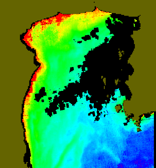 MODIS Aqua 2004/11/24 CHL