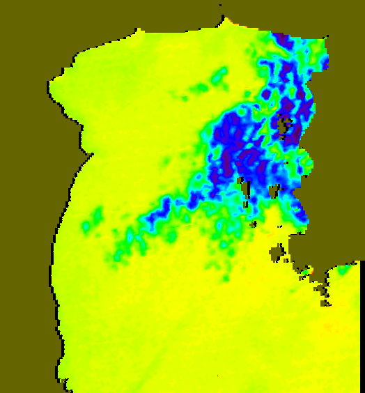 MODIS Aqua 2004/11/24 SST