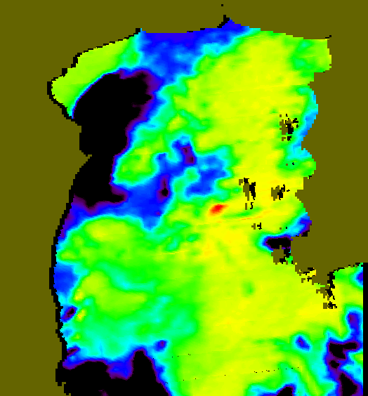 MODIS Aqua 2004/11/27 SST