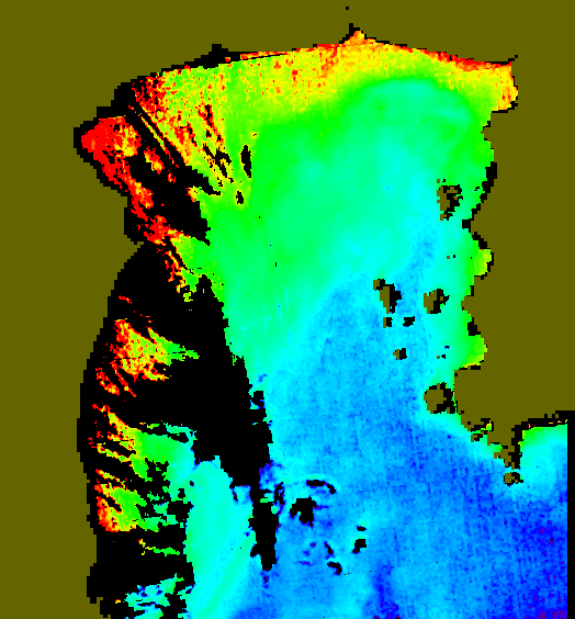 MODIS Aqua 2004/11/29 CHL