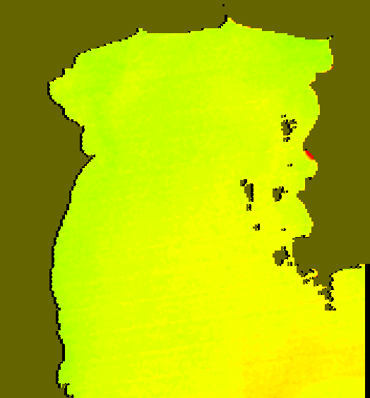 MODIS Aqua 2004/12/1 SST