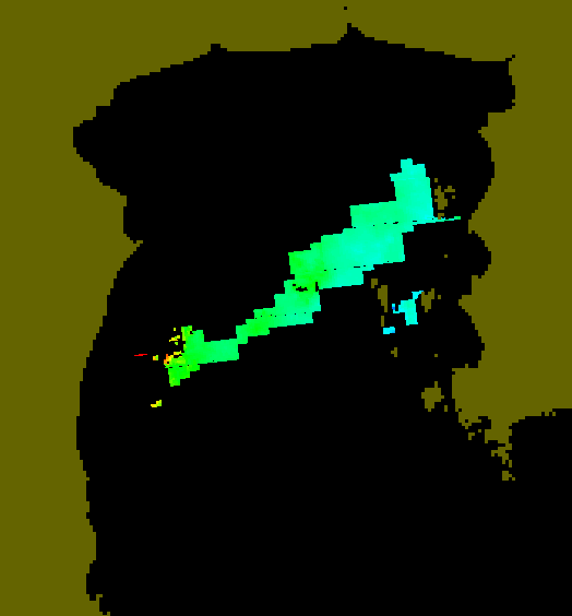 MODIS Aqua 2004/12/4 CHL