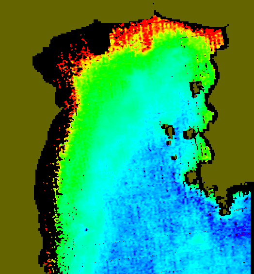 MODIS Aqua 2004/12/13 CHL