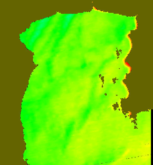 MODIS Aqua 2004/12/14 SST