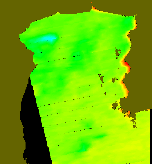 MODIS Aqua 2004/12/16 SST