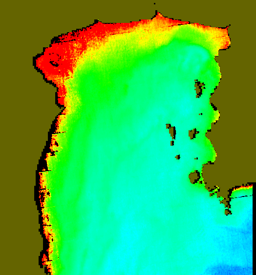 MODIS Aqua 2004/12/17 CHL