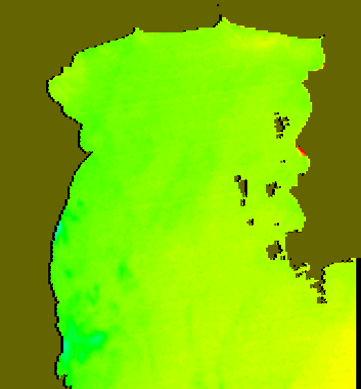 MODIS Aqua 2004/12/17 SST