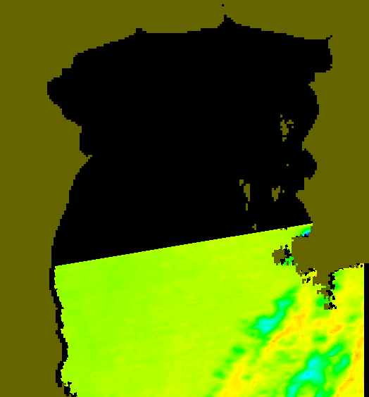 MODIS Aqua 2004/12/21 SST