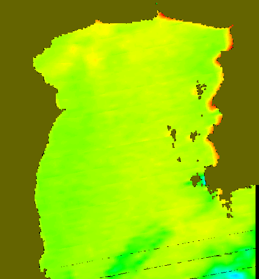 MODIS Aqua 2004/12/23 SST