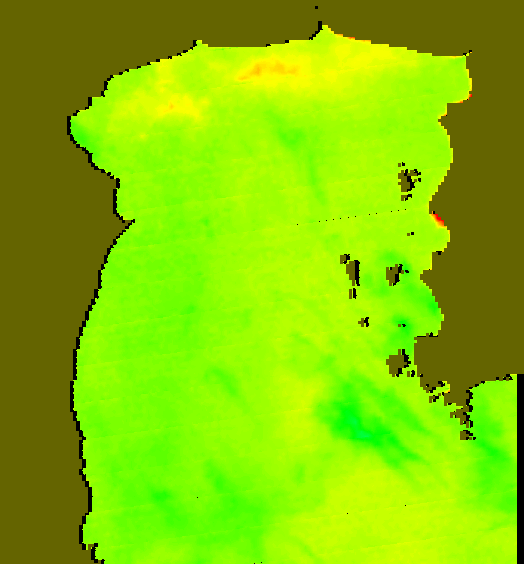 MODIS Aqua 2004/12/24 SST