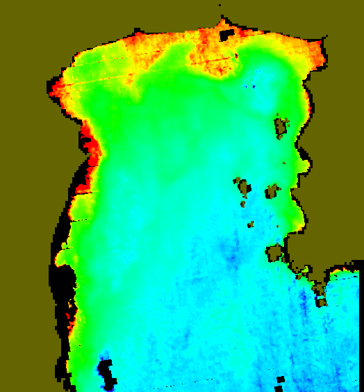 MODIS Aqua 2004/12/28 CHL