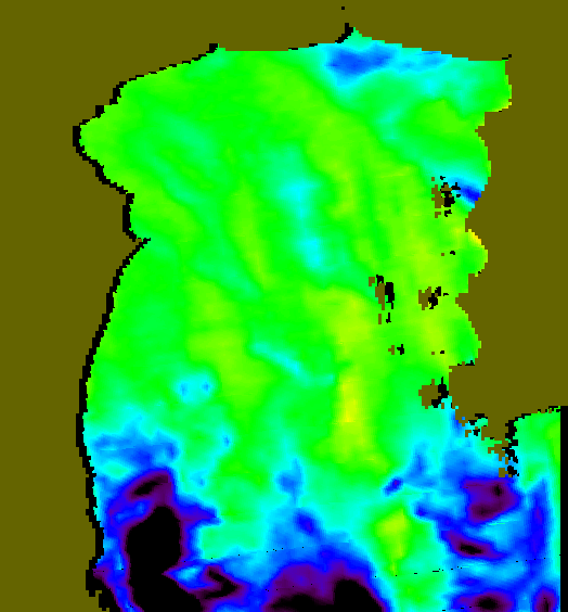 MODIS Aqua 2004/12/29 SST