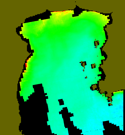 MODIS Aqua 2004/12/30 CHL