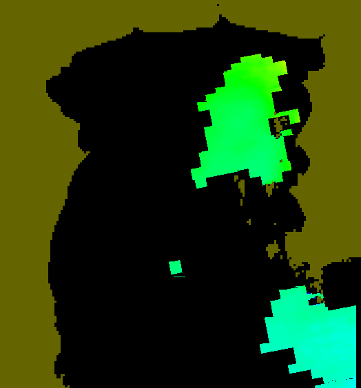 MODIS Aqua 2005/1/1 CHL