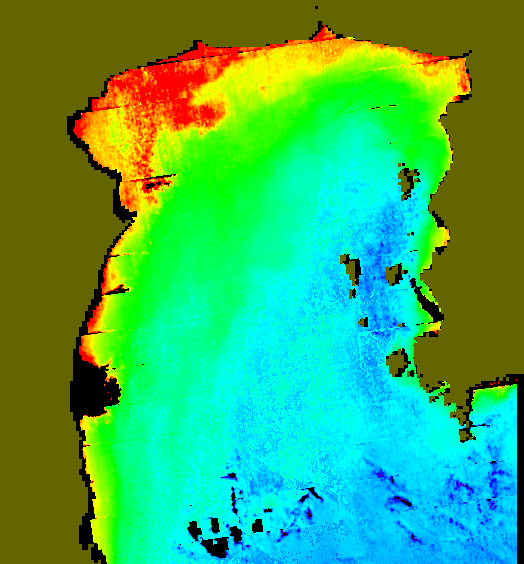 MODIS Aqua 2005/1/2 CHL