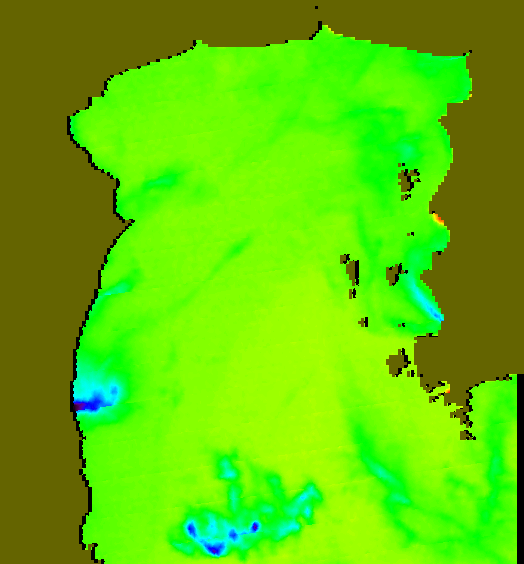 MODIS Aqua 2005/1/2 SST