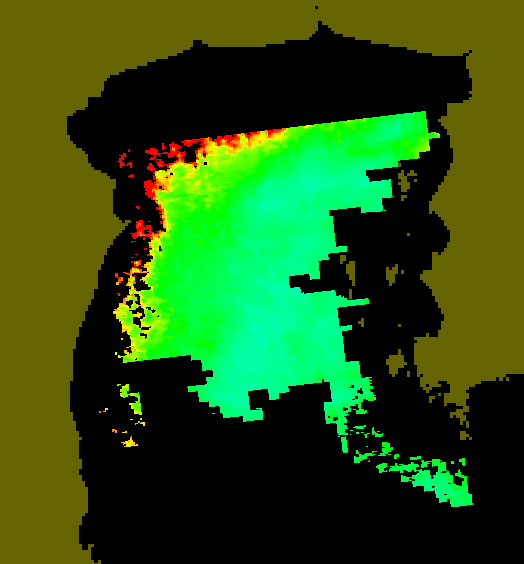 MODIS Aqua 2005/1/5 CHL