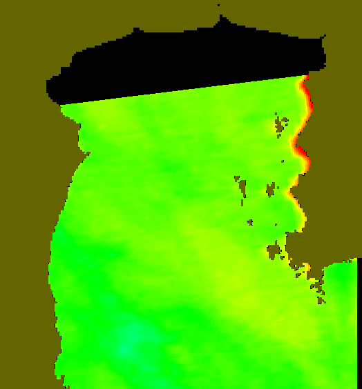 MODIS Aqua 2005/1/5 SST