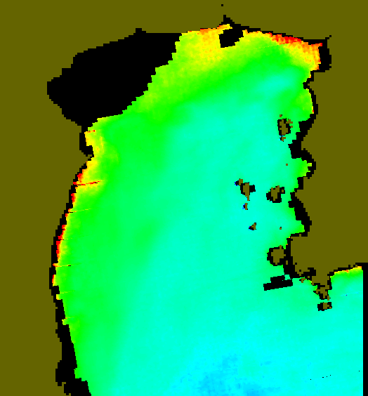 MODIS Aqua 2005/1/6 CHL