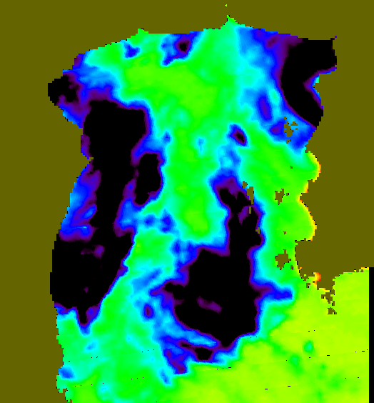 MODIS Aqua 2005/1/7 SST