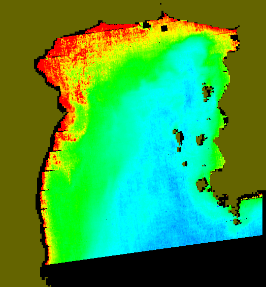 MODIS Aqua 2005/1/9 CHL