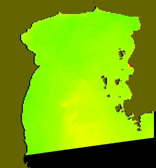 MODIS Aqua 2005/1/9 SST