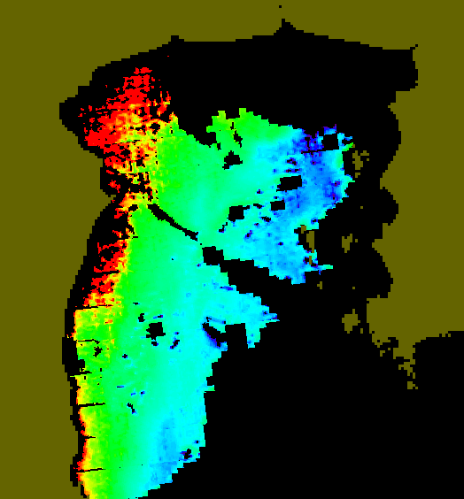 MODIS Aqua 2005/1/14 CHL