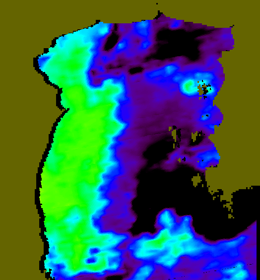 MODIS Aqua 2005/1/15 SST