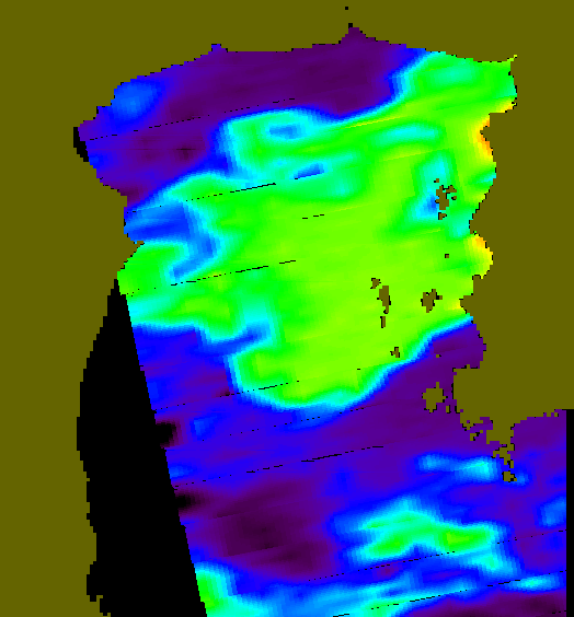 MODIS Aqua 2005/1/17 SST