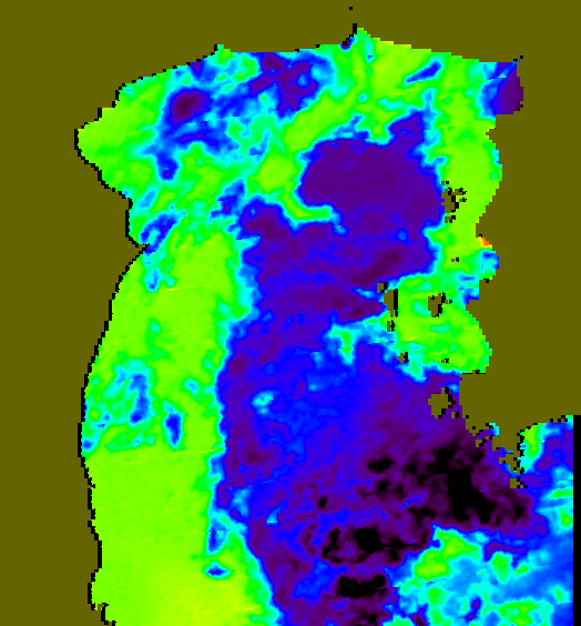 MODIS Aqua 2005/1/18 SST