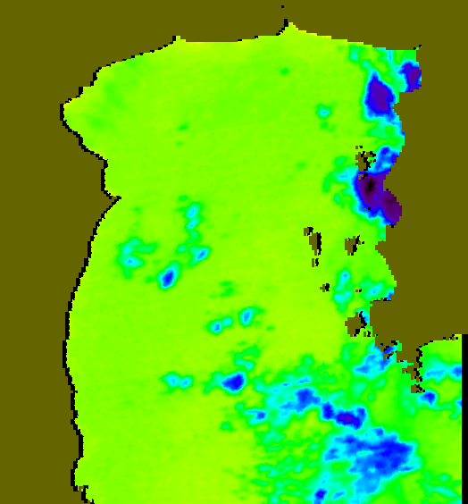 MODIS Aqua 2005/1/20 SST