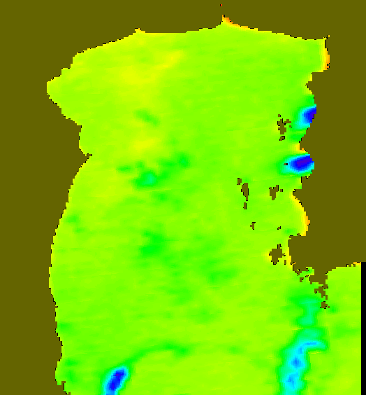 MODIS Aqua 2005/1/21 SST