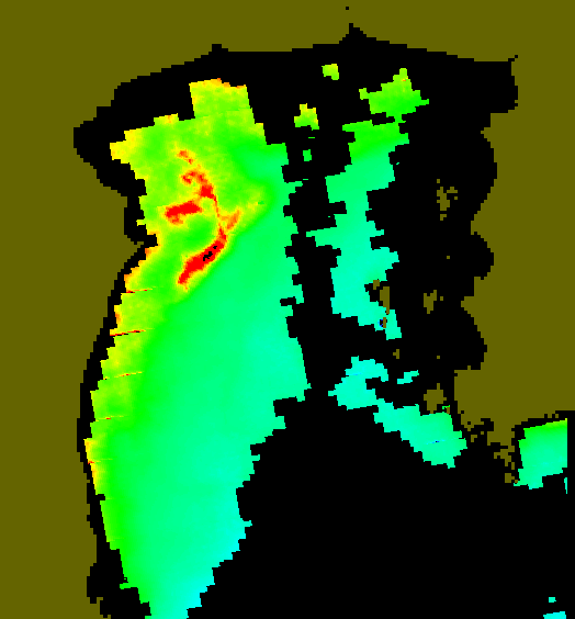 MODIS Aqua 2005/1/22 CHL