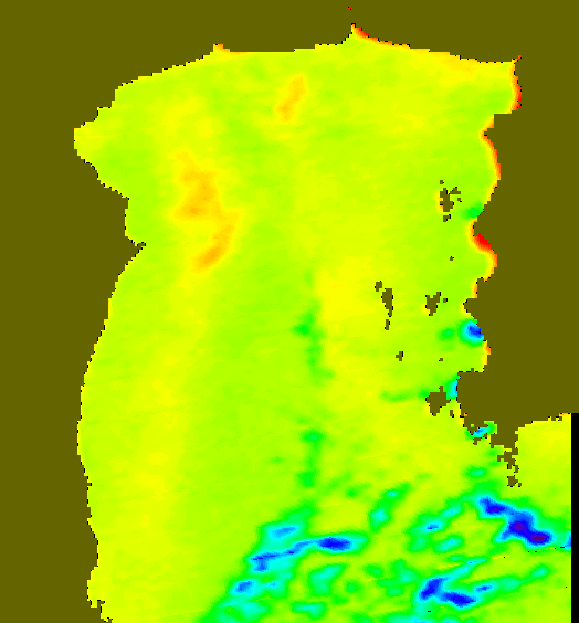 MODIS Aqua 2005/1/22 SST