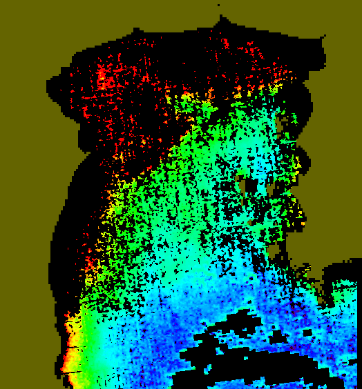 MODIS Aqua 2005/1/23 CHL