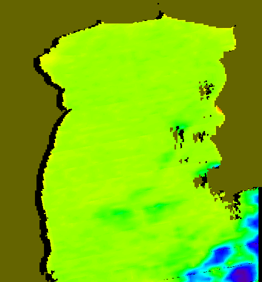 MODIS Aqua 2005/1/24 SST