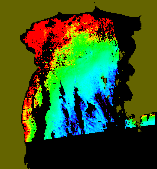 MODIS Aqua 2005/1/25 CHL