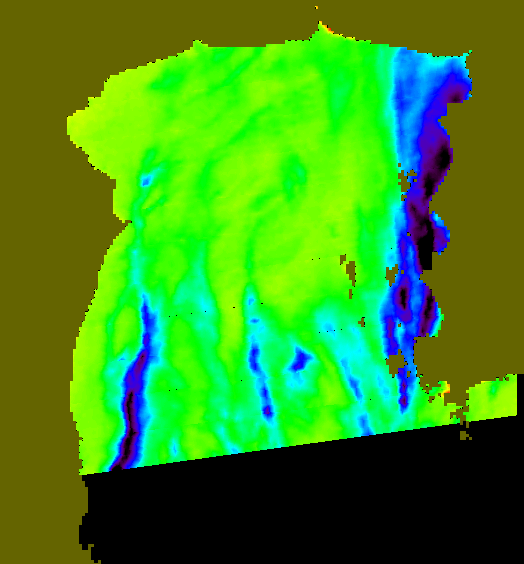 MODIS Aqua 2005/1/25 SST