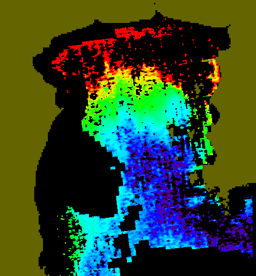 MODIS Aqua 2005/2/6 CHL