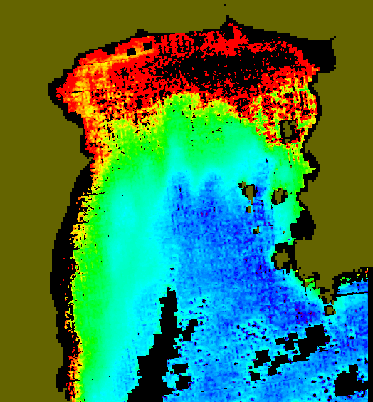 MODIS Aqua 2005/2/8 CHL