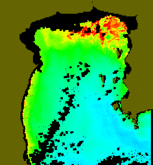 MODIS Aqua 2005/2/12 CHL