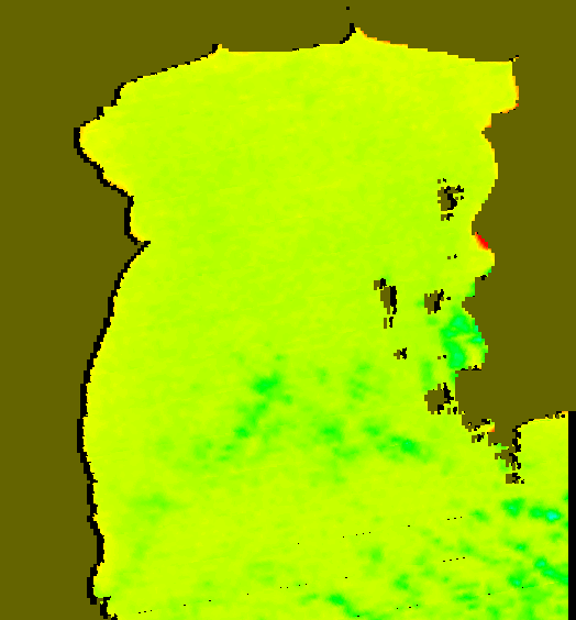 MODIS Aqua 2005/2/14 SST