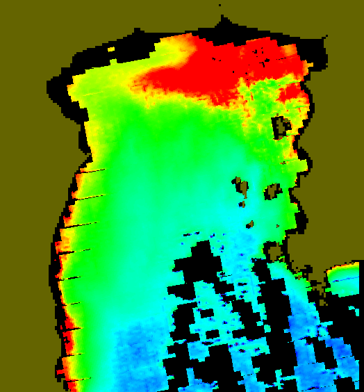 MODIS Aqua 2005/2/16 CHL