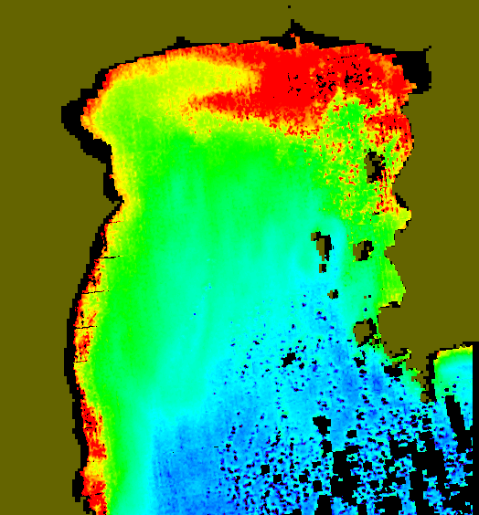 MODIS Aqua 2005/2/17 CHL