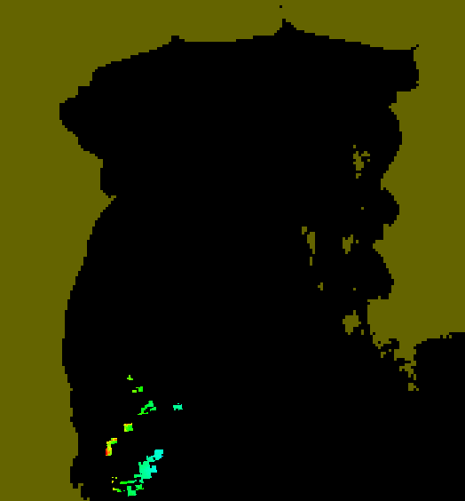 MODIS Aqua 2005/2/22 CHL