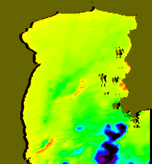 MODIS Aqua 2005/2/22 SST