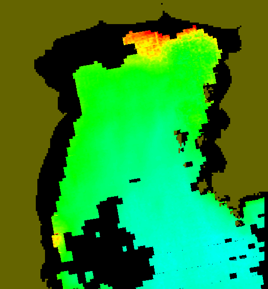 MODIS Aqua 2005/2/23 CHL