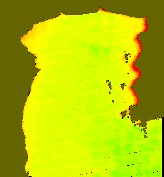 MODIS Aqua 2005/2/25 SST