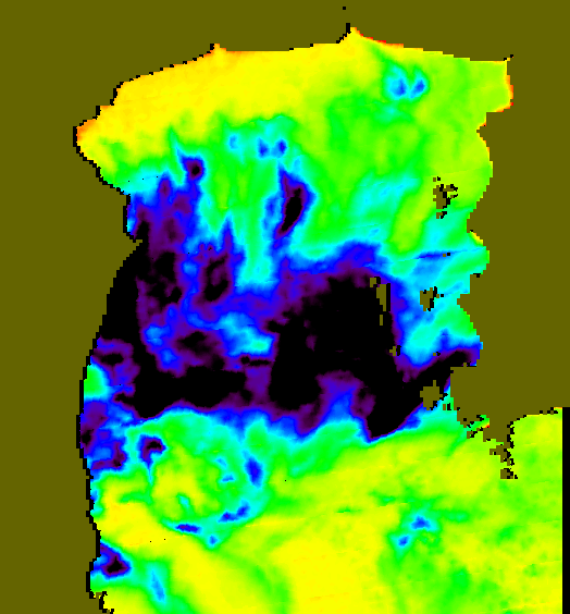 MODIS Aqua 2005/2/28 SST