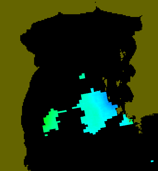 MODIS Aqua 2005/3/4 CHL